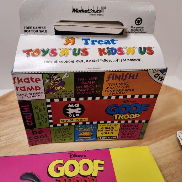 Disney Goof Troop Vintage Bundle • Wrist Wrapper, Pizza Hut Box & Toys R Us Box - Picture 12 of 12